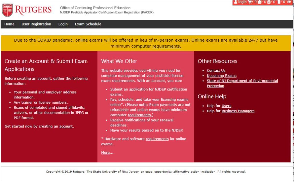 Pesticide Applicator Certification Exams